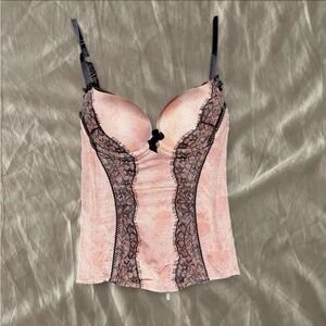SOLD!!! rare vintage la senza corset ✧༺🖤༻∞